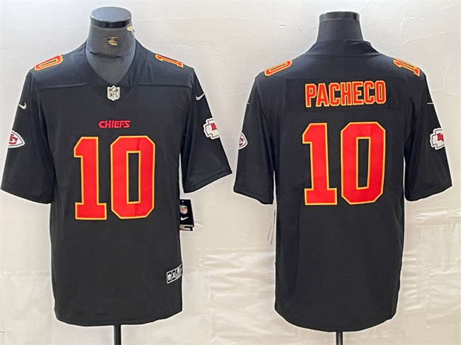 Men's Kansas City Chiefs ACTIVE PLAYER Custom Black Vapor Untouchable Limited Stitched Jersey